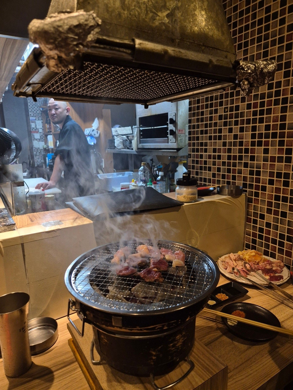 도톤보리야끼니꾸 &amp;#39;이자카야 노노야&amp;#39; 맛집 오사카야키토리 오사카꼬치구이 술집 난바야끼니꾸 