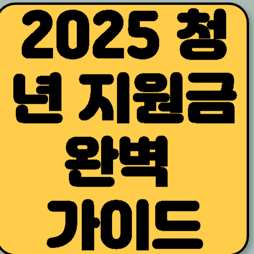 2025 청년 지원금 완벽 가이드