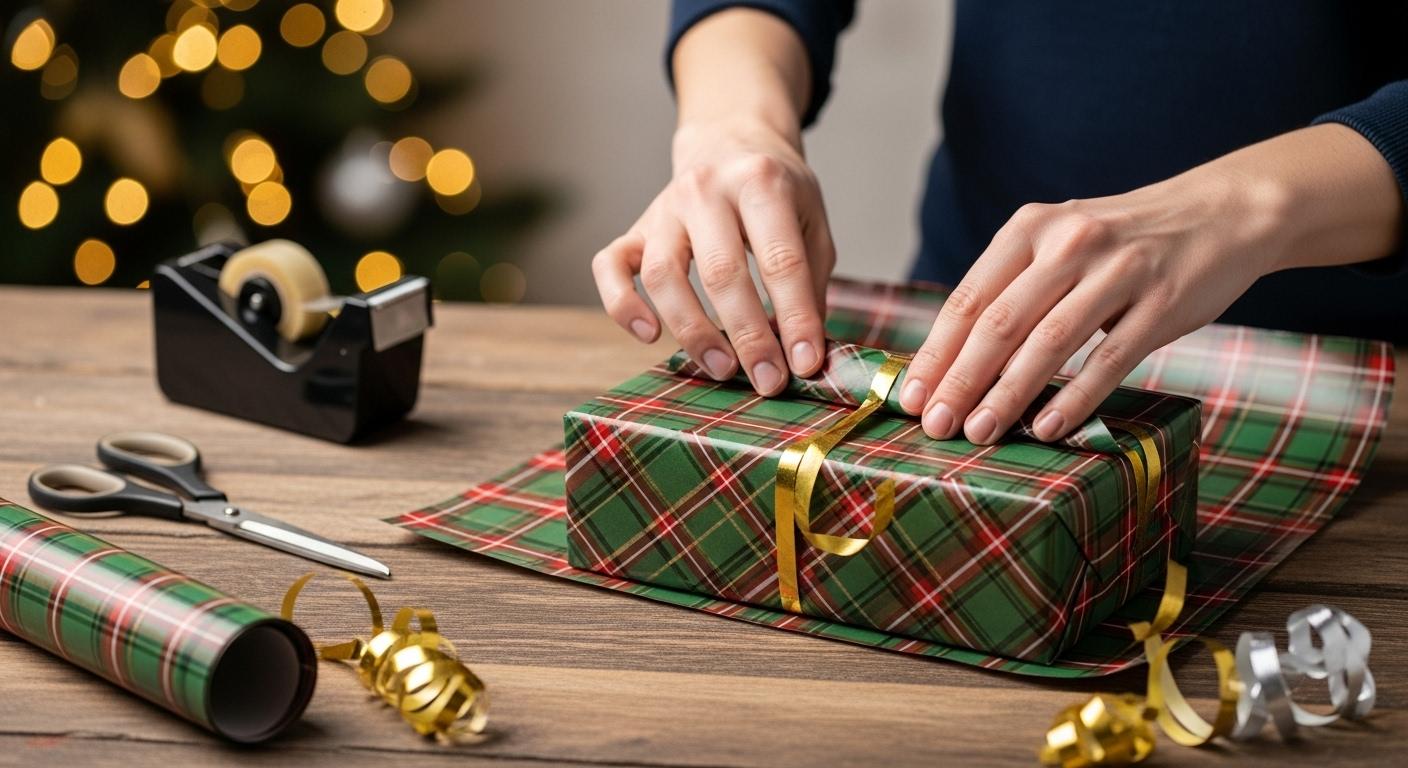 크리스마스 선물 포장방법
