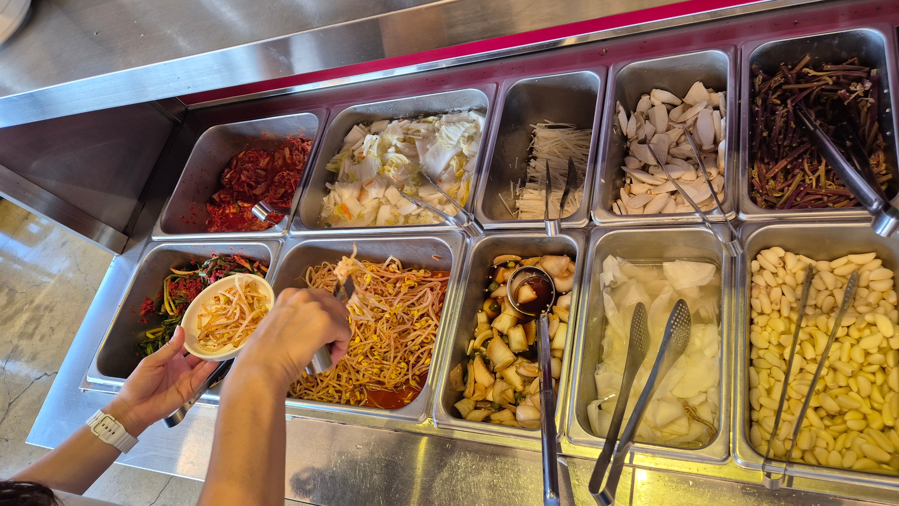 관저동 춘천집 반찬