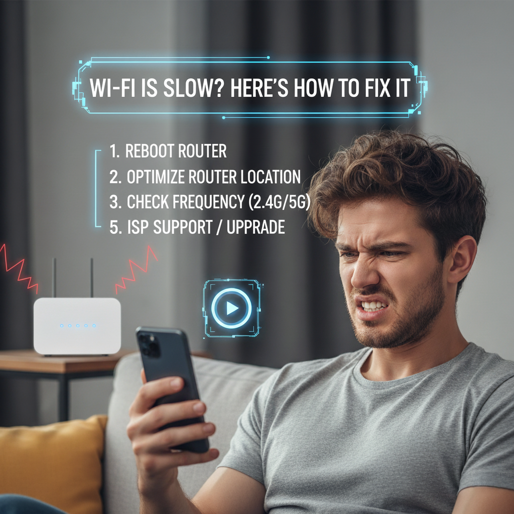 27. 와이파이 느릴 때, 이렇게 해결하세요