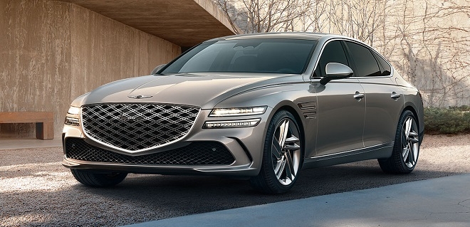 제네시스 G80 페이스리프트 디자인 공개