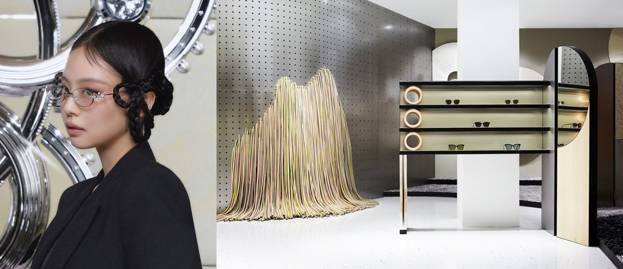 젠틀몬스터 제니 콜라보와 매장 인테리어