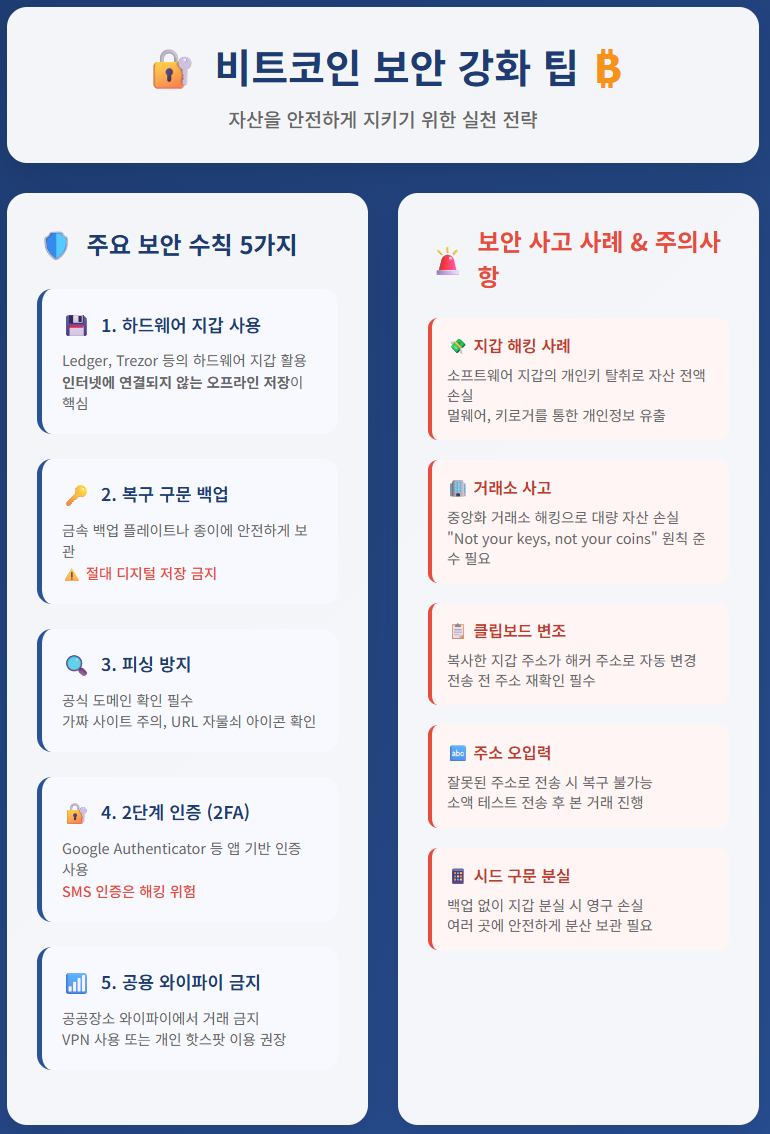 비트코인 보안 강화 팁