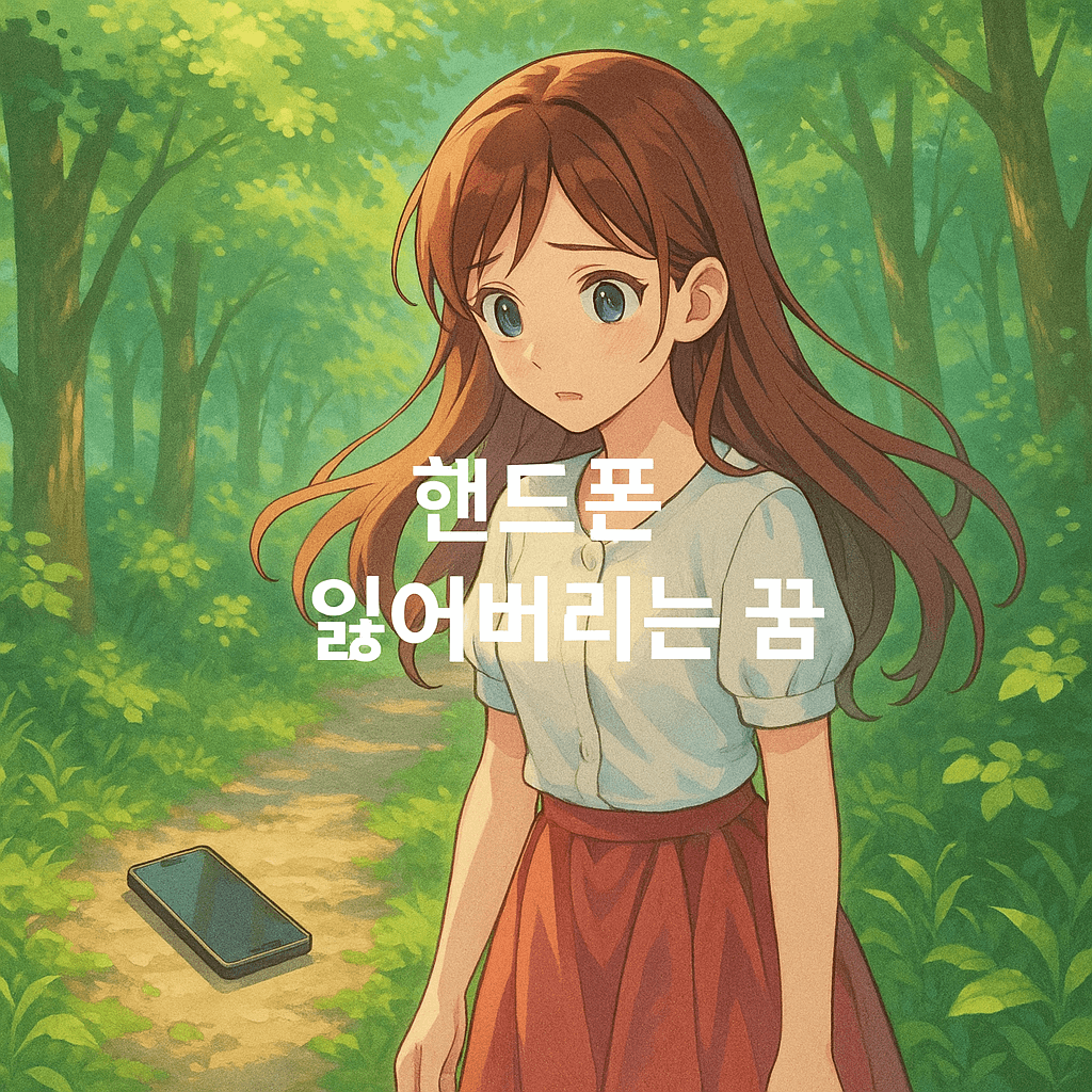 핸드폰 잃어버리는 꿈 해몽