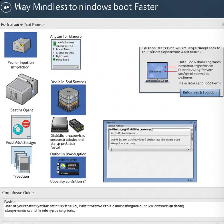 부팅을 더 빠르게 하는 또 다른 방법