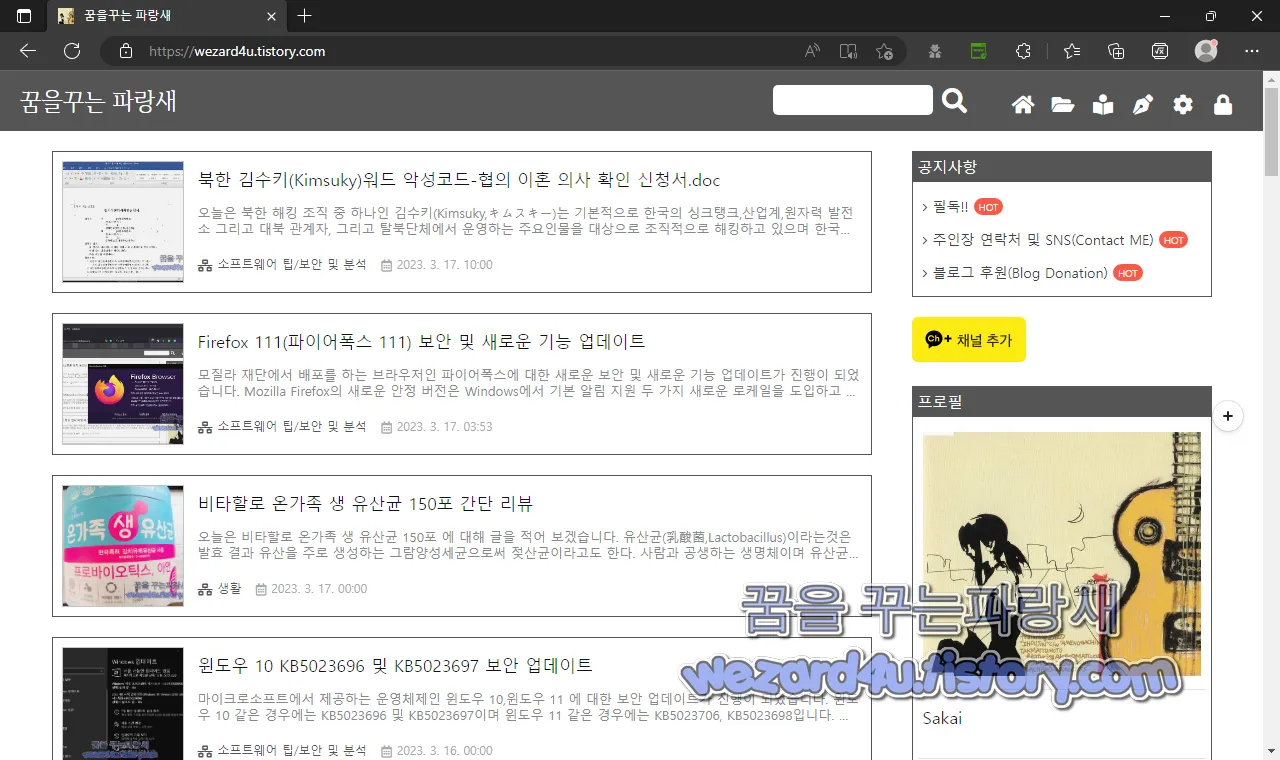 Microsoft Edge(마이크로소프트 엣지)