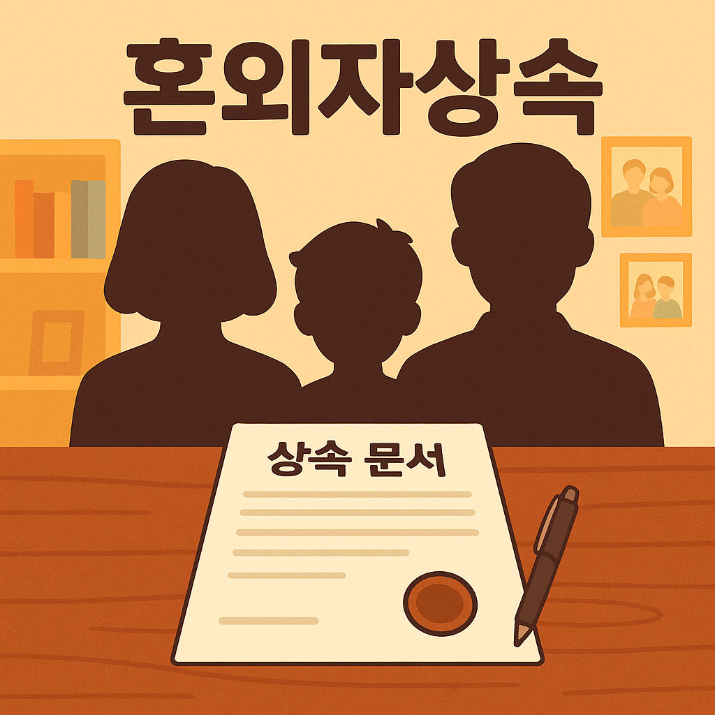 평택한정승인변호사, 혼외자상속