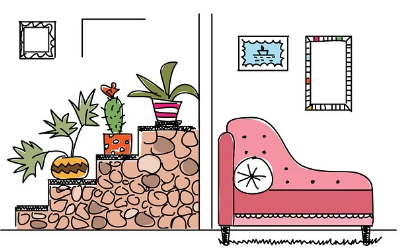 전입신고 인터넷 신고 방법과 관련된 집안 내부 그림