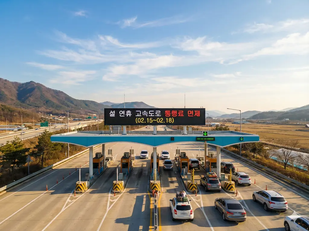 2026년 설 연휴 고속도로 통행료 무료