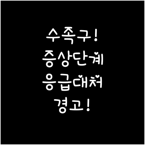 용인 기흥구 수족구 증상 단계와 응급..