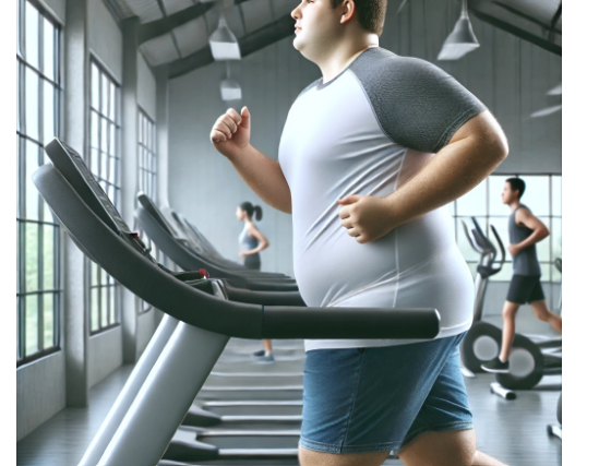 비만인 남자 유산소 운동