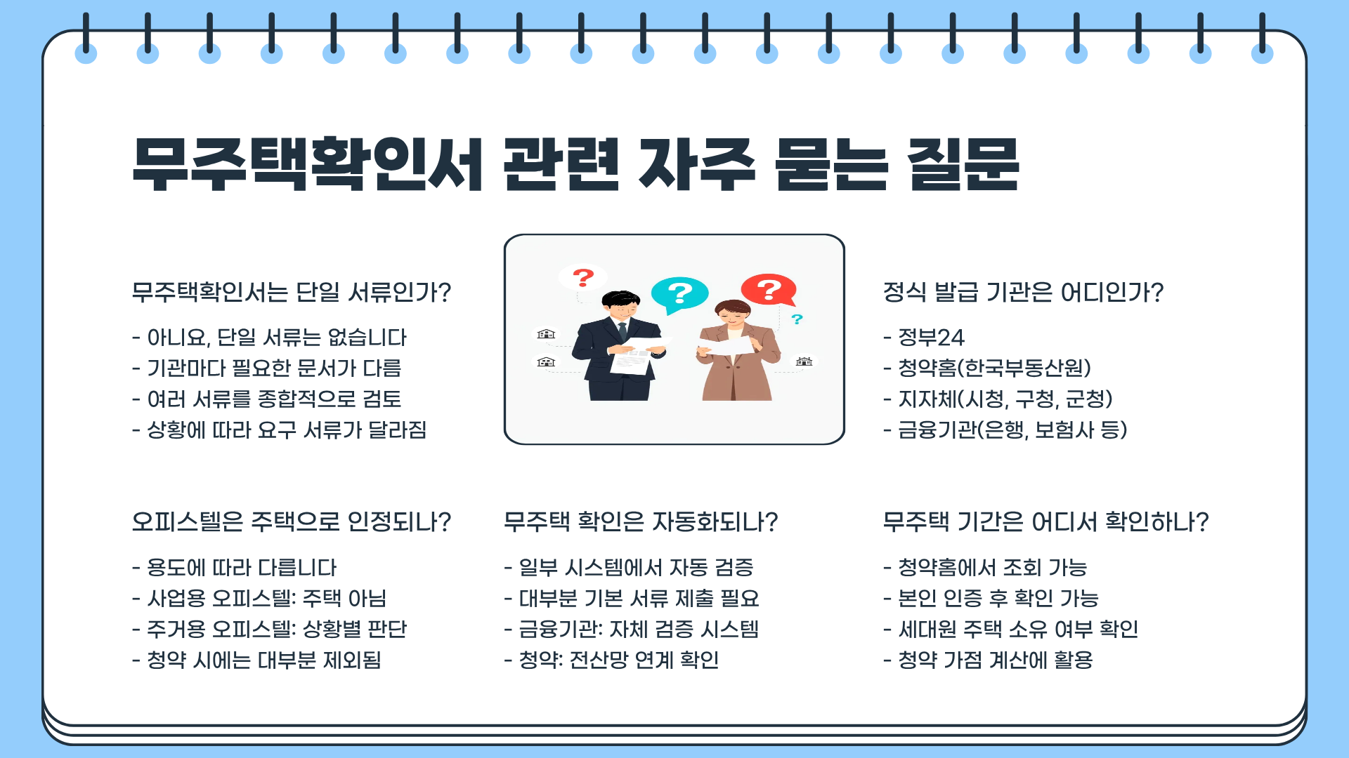 무주택확인서 발급 총정리 &mdash; 청약&middot;대출 필수 서류 완벽 가이드