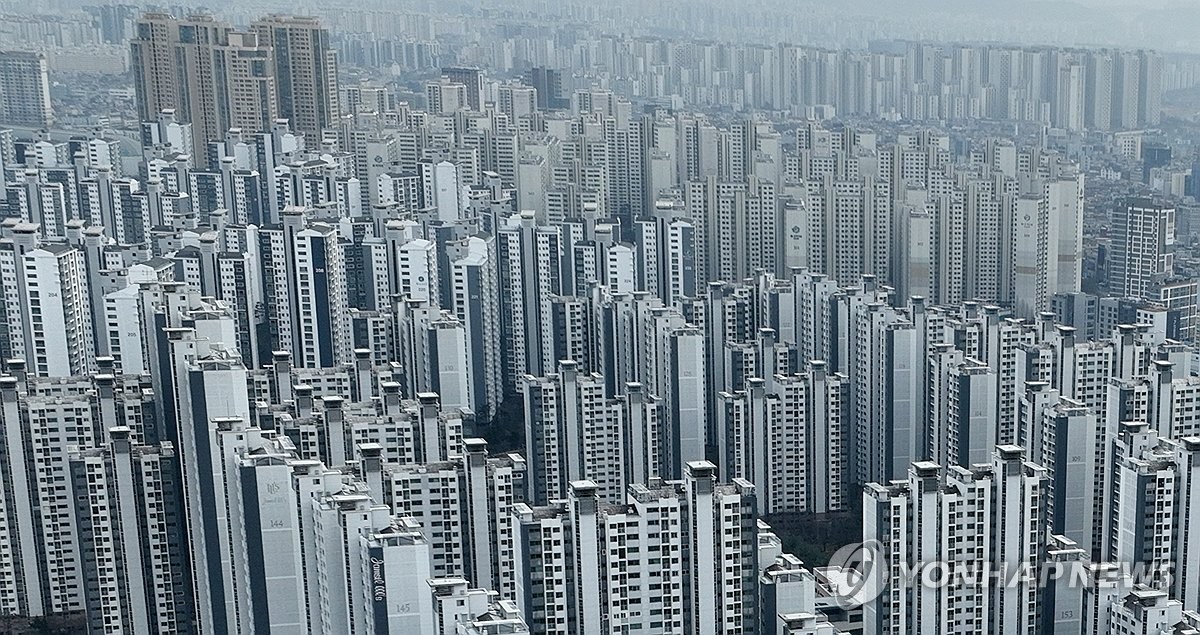 집값이 상승하고 있는 서울 아파트