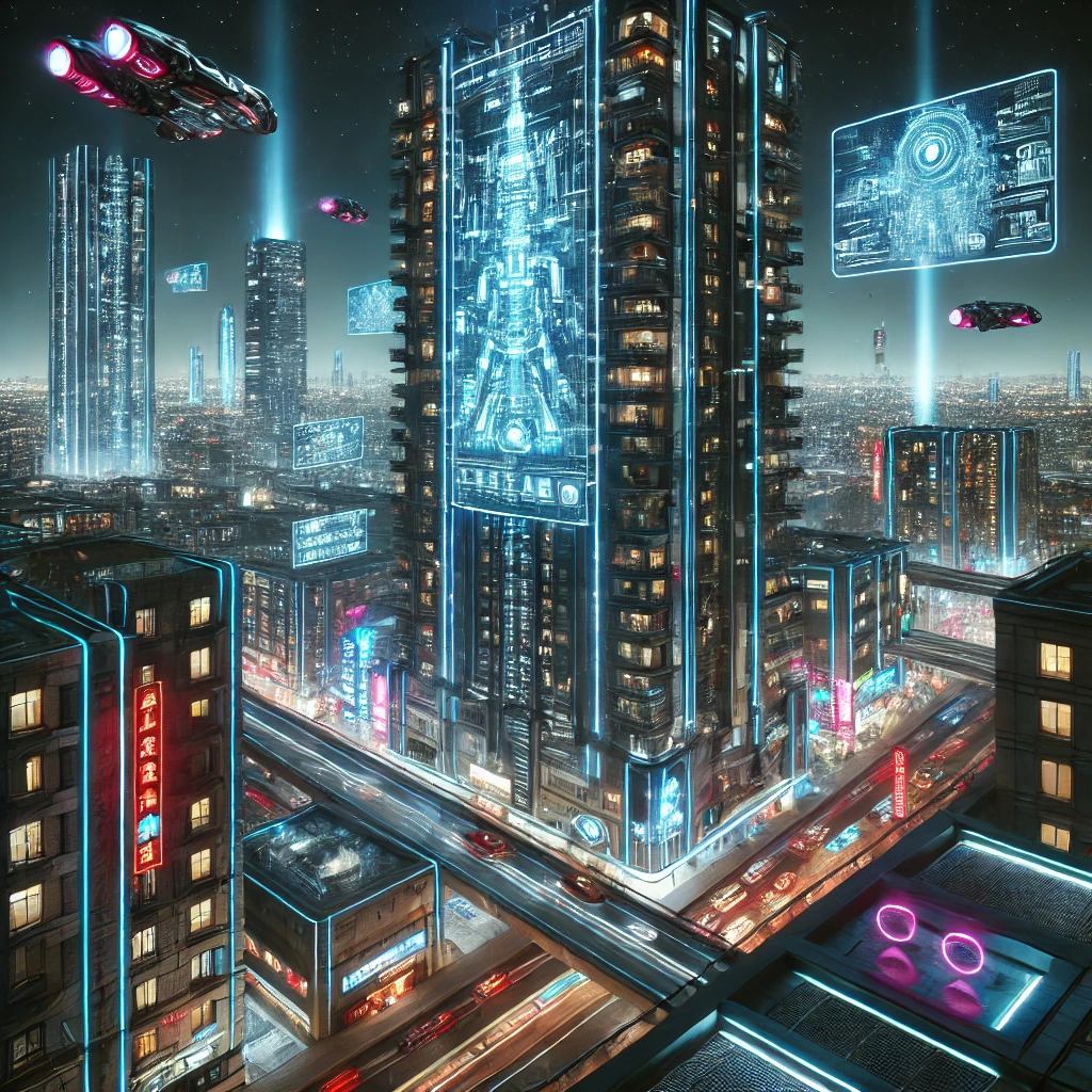 미래 도시 사진