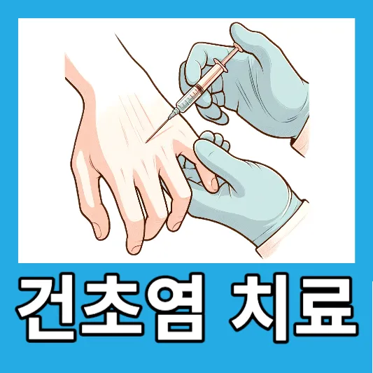 손목 건초염의 치료 및 스테로이드