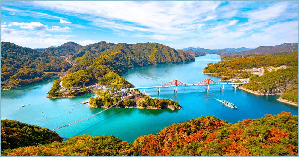 봄나들이-청풍호-물길