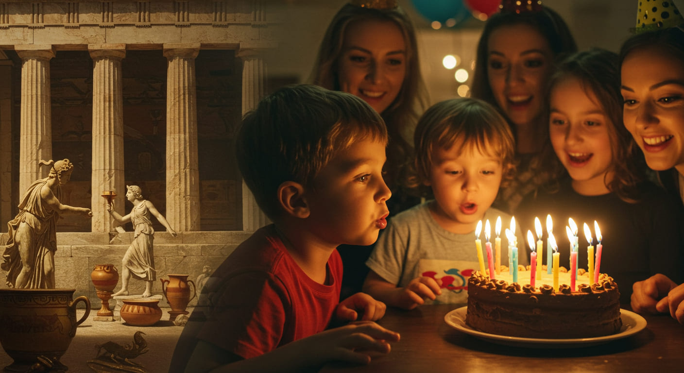 고대 그리스 제물에서 현대 생일 케이크 촛불로 이어진 역사적 변화