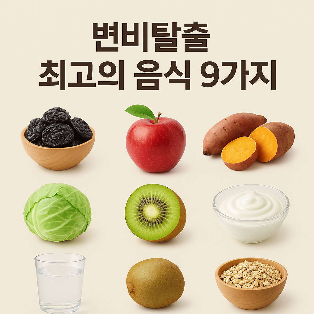 변비탈출 최고의음식 9가지 썸네일