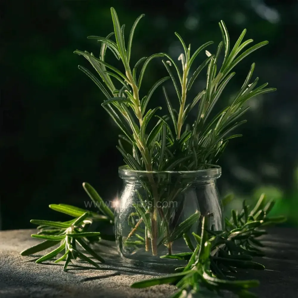 로즈마리 안티에이징 세럼 만들기 위해 준비중