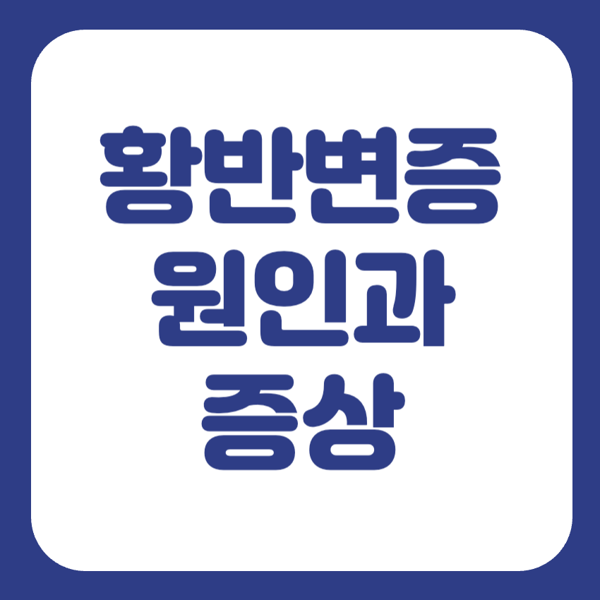 황반변증 증상 썸네일