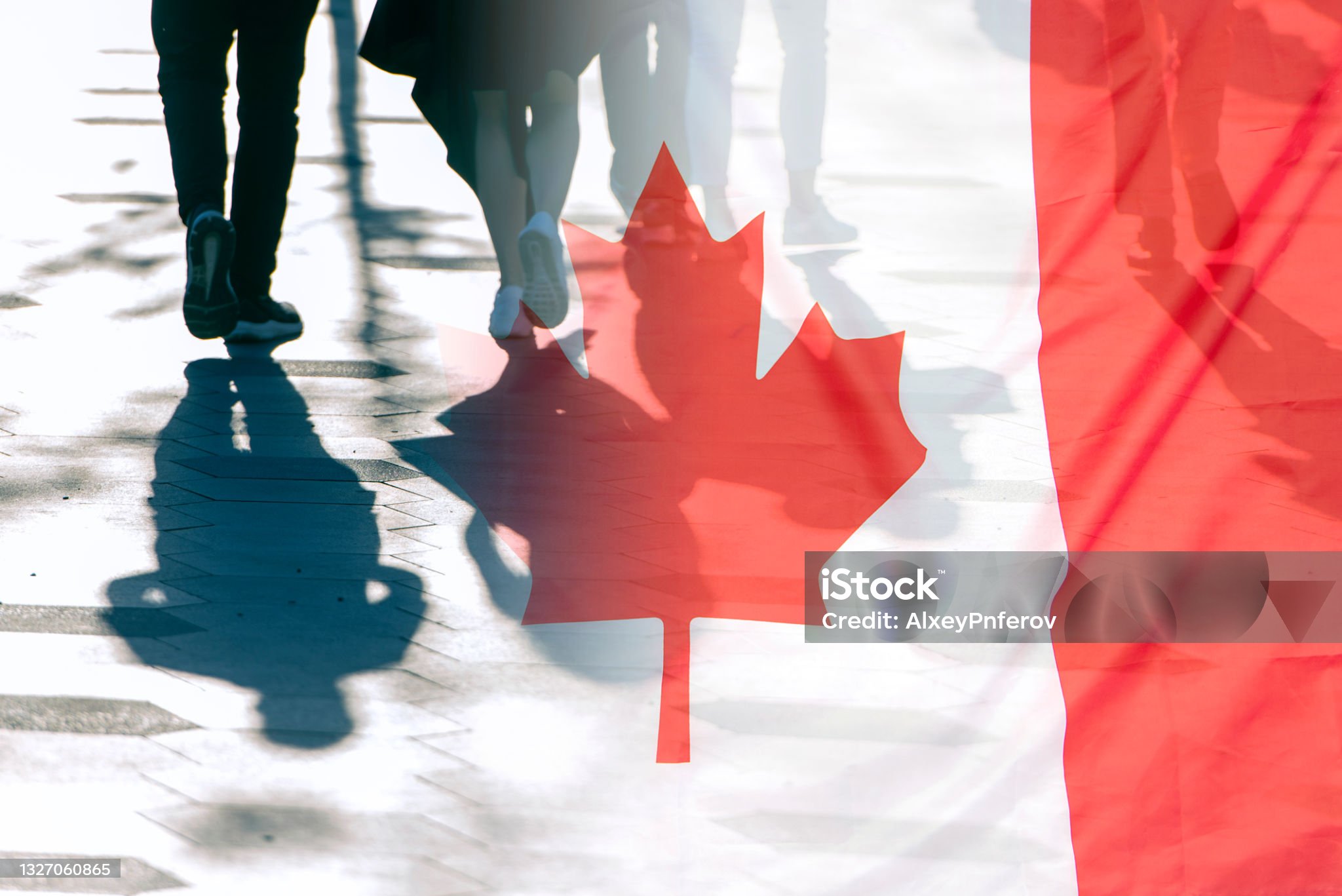 캐나다 이민을 위해 떠나는 가족