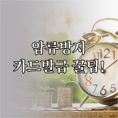 압류방지계좌 체크카드 발급 방법 및 ..