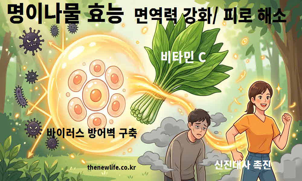 명이나물 효능 면역력 강화 피로 해소