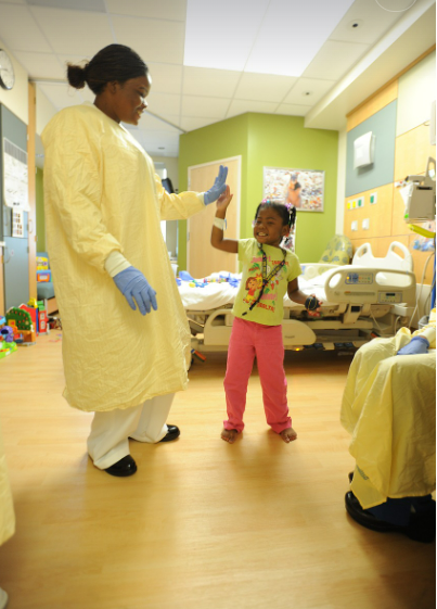 의사선생님과 아이사진