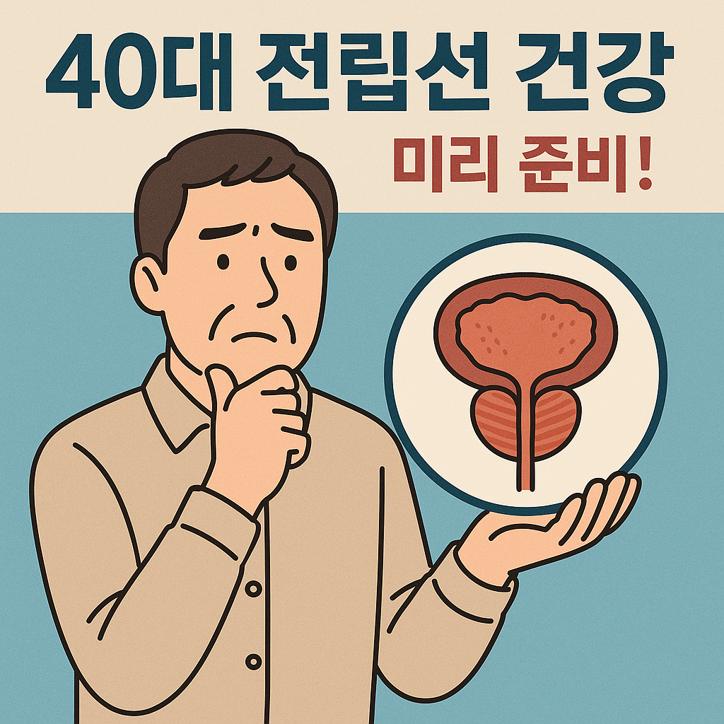 40대 전립선 건강 증상 관리 방법
