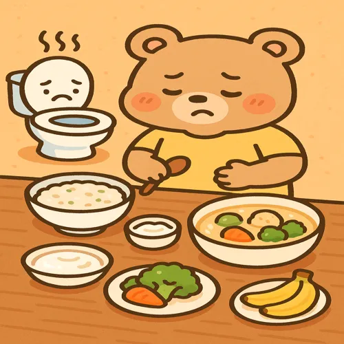 설사 시 권장 식단
