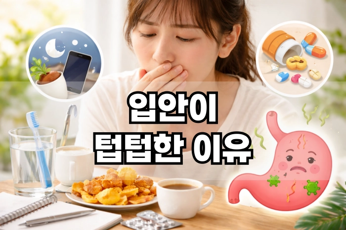 입안이 텁텁한 이유