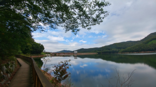 마장호수 출렁다리
