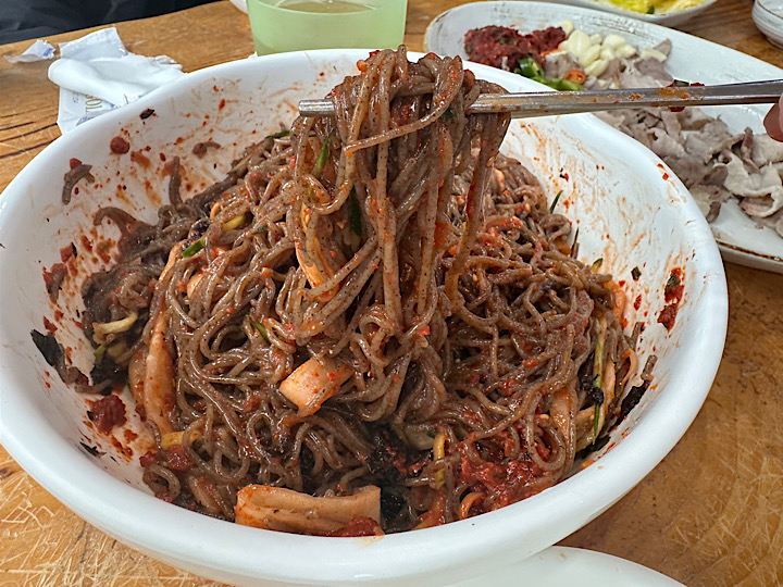 삼척 부일막국수 비빔막국수