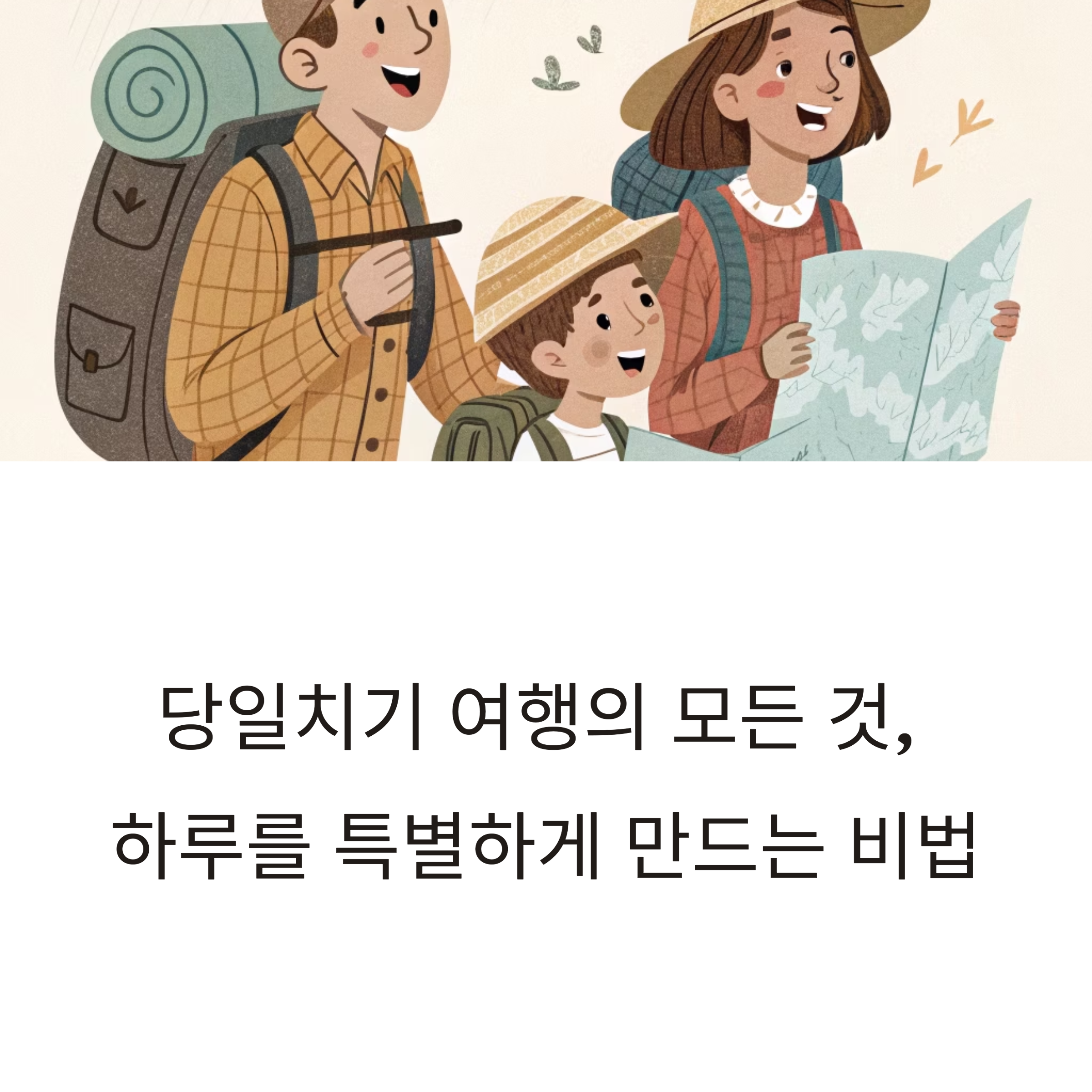 당일치기 여행 준비