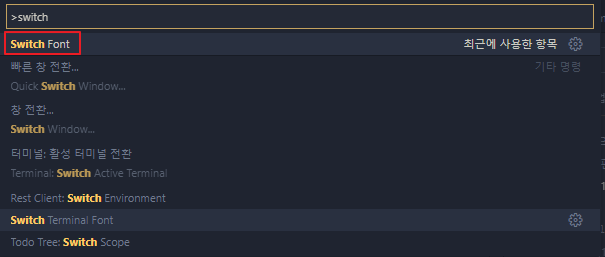 Font Switcher