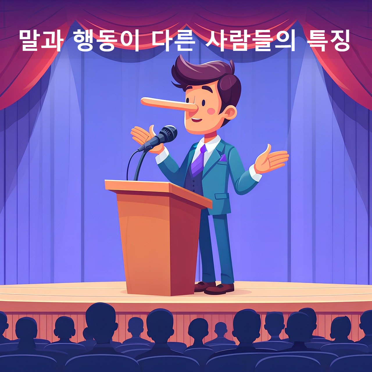 말과 행동이 다른 사람들의 특징