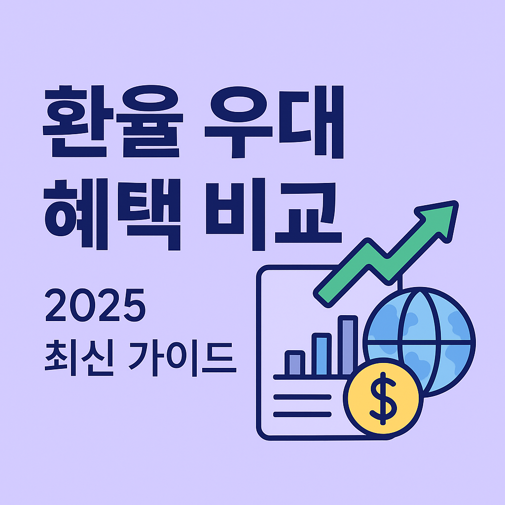 2025 환율 우대 혜택 비교 – 신한은행·하나은행·우리은행·카카오뱅크
