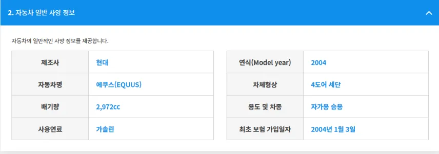 중고차 사고이력 조회방법