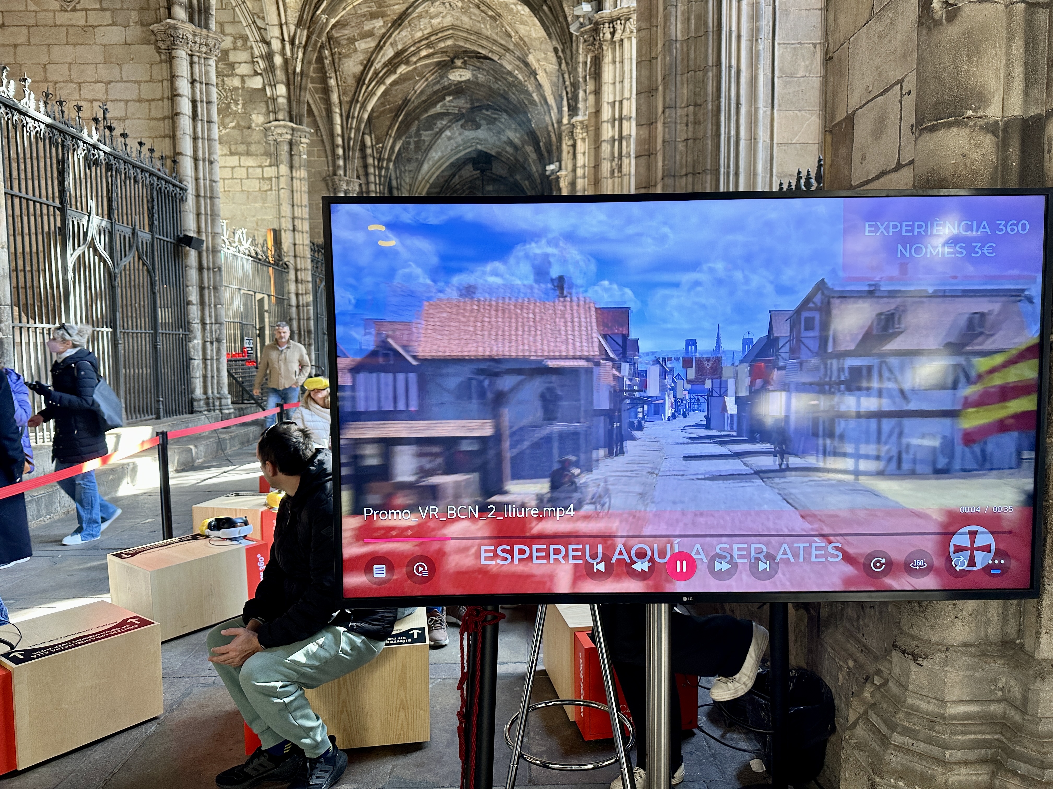 바르셀로나 대성당 VR 체험