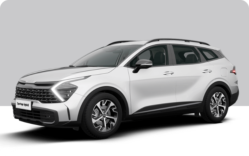 스포티지 하이브리드 스노우 화이트 펄 색상