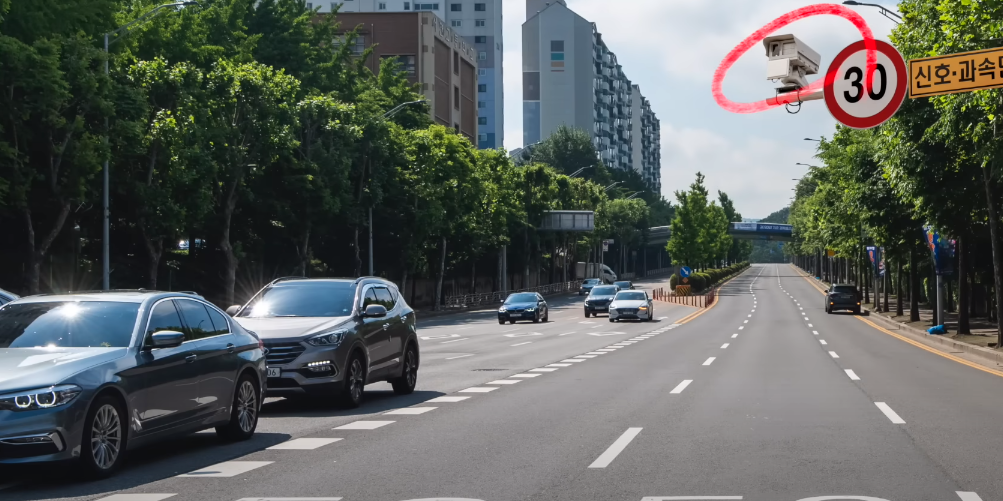 건너편 차선