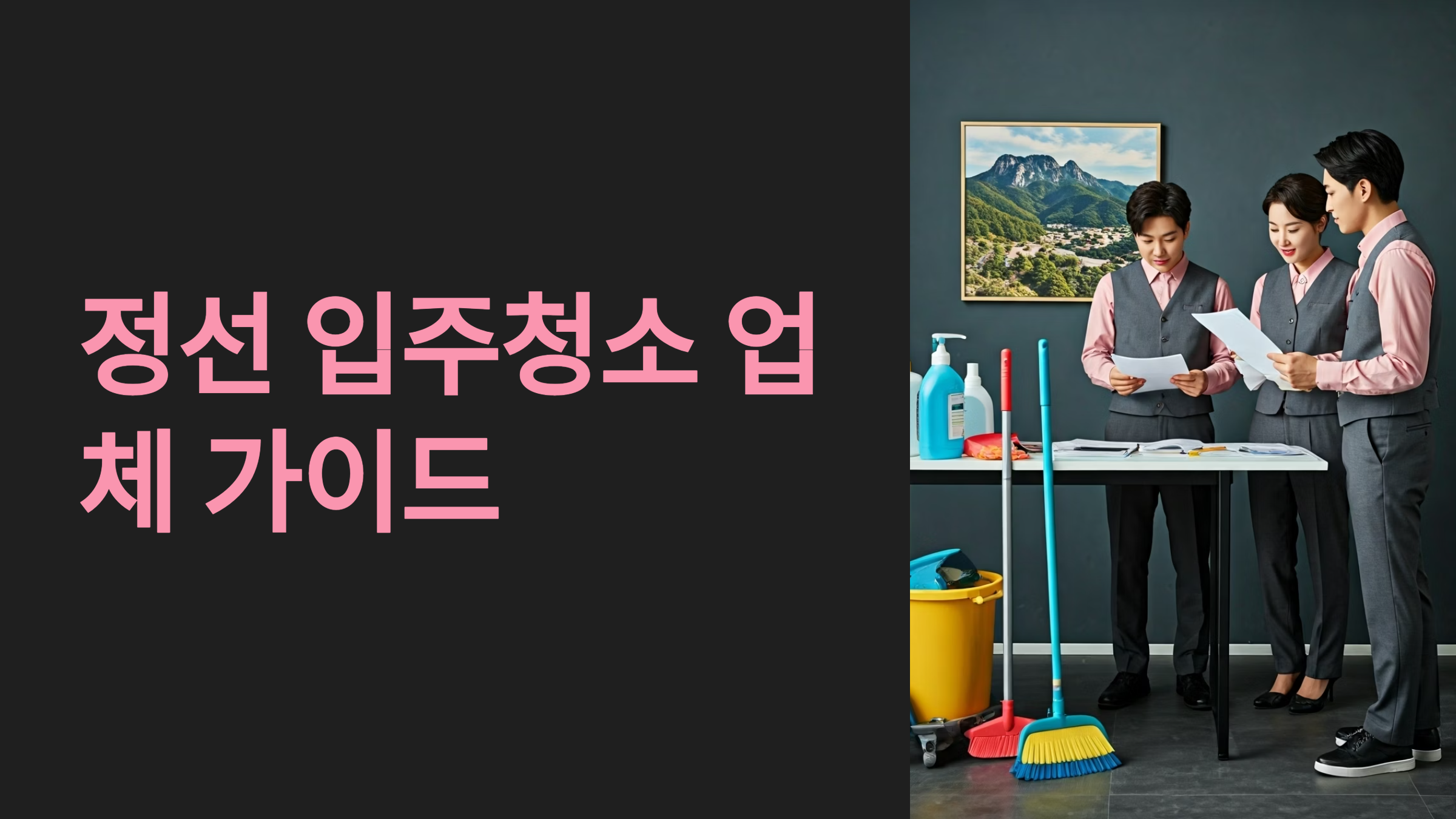 정선 입주청소 업체 대표이미지