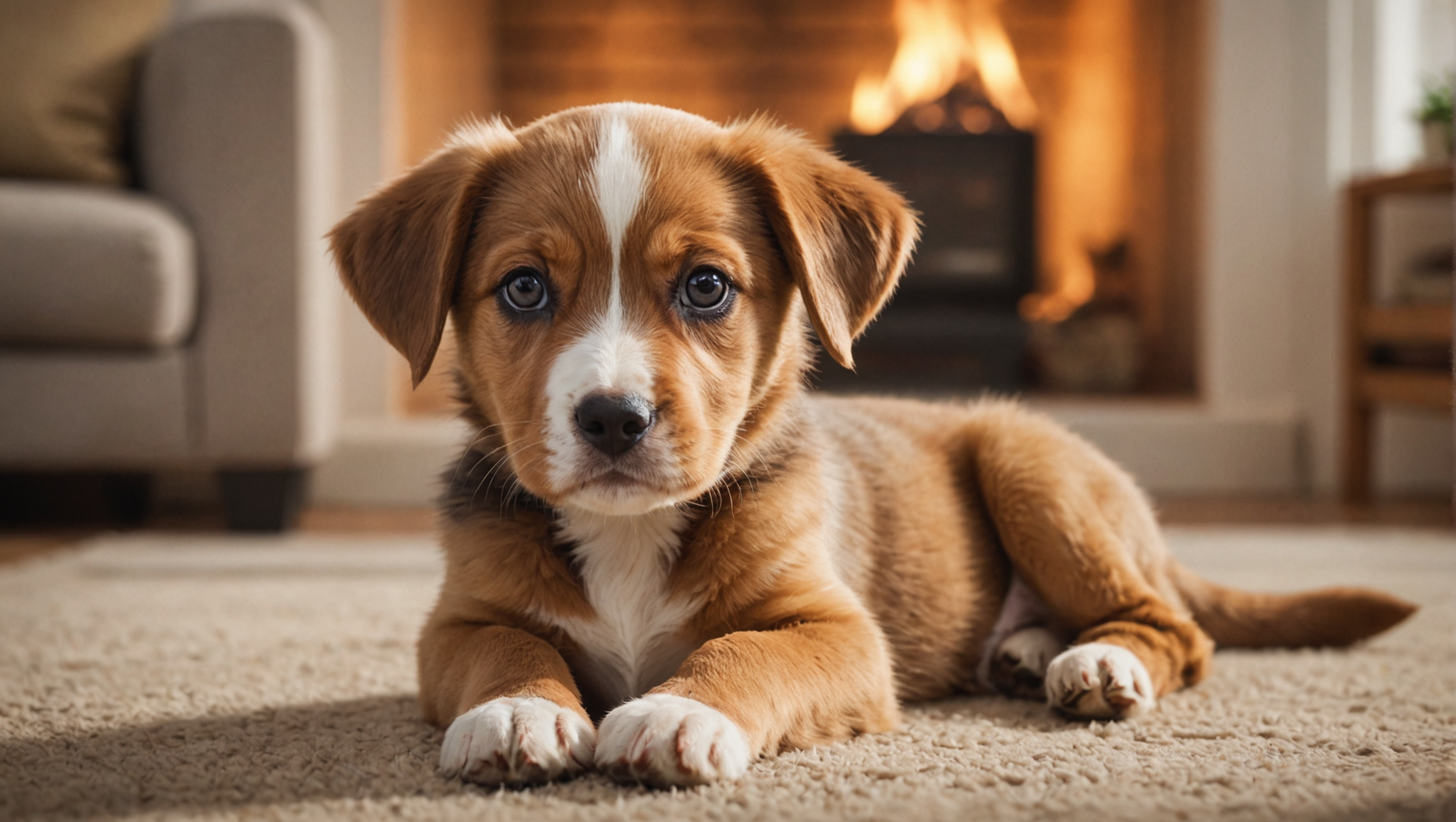 분리불안을 느끼는 강아지 모습