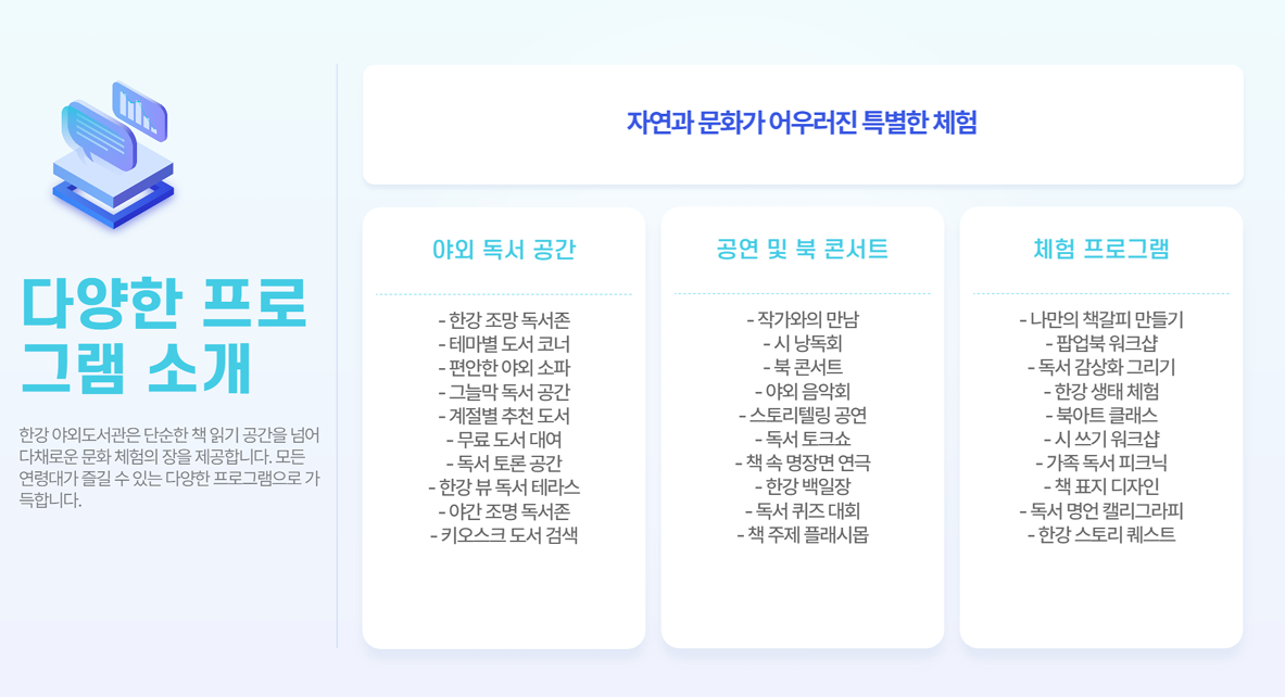 서울 한강 야외도서관 2025