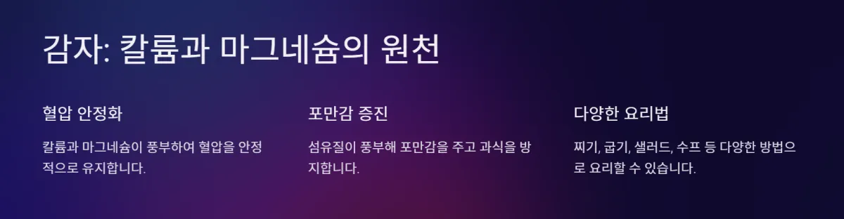 고혈압_좋음음식_섭취방법
