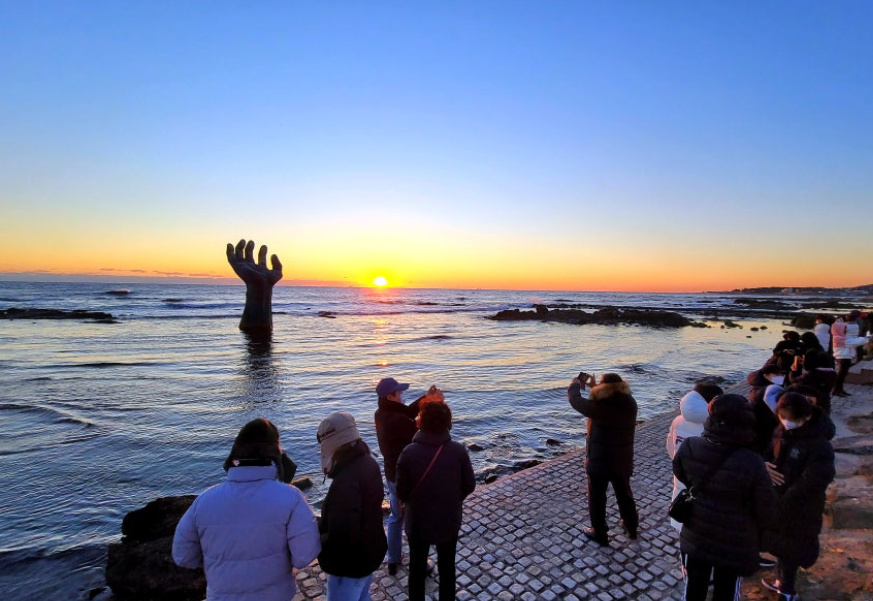 포항 호미곶 일출