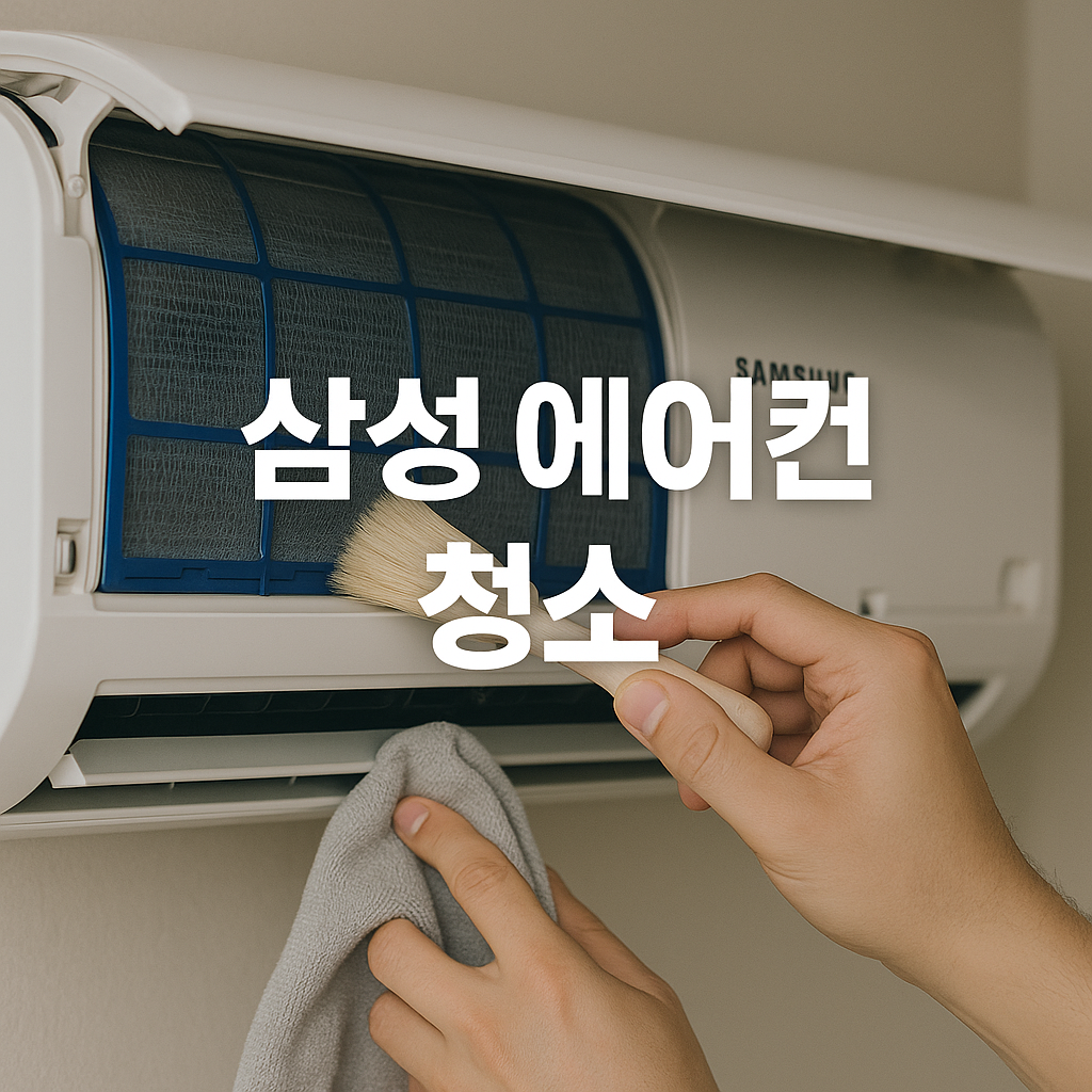 삼성 에어컨 청소 방법 총정리