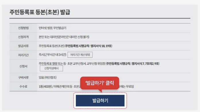 정부24 민원신청