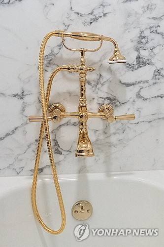 트럼프, 백악관 욕실 리모델링 유광대리석 황금빛 휴지까지 기간 비용